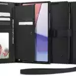Estuche para Galaxy S23 Ultra - Spigen Slim Armor CS Black