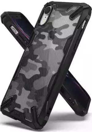 Estuche para iPhone XR - Ringke Fusion-X Camo Black
