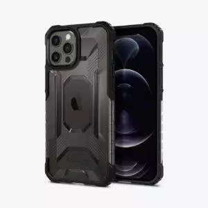 spigen-iphone12pro-nitroforce-matteblack-1 Estuche para iPhone 12 Pro - Spigen Nitro Force