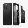 Estuche para iPhone 14 Pro - Spigen Mag Armor MagFit Matte Black