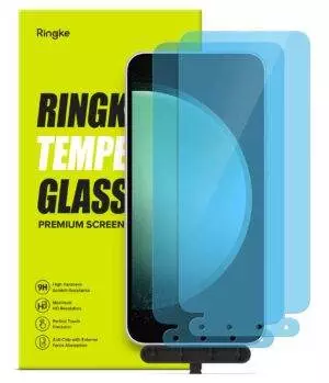 Protector de Pantalla para Galaxy S23 FE - Ringke Tempered Glass (Pack de 2)