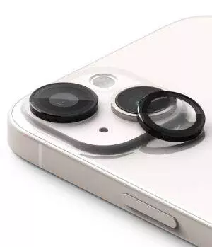 Protector de Cámara para iPhone 15 / 15 Plus - Ringke Frame Glass Black