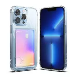ringke-iphone13promax-fusioncard-clear-1 Estuche para iPhone 13 Pro Max - Ringke Fusion Card Clear