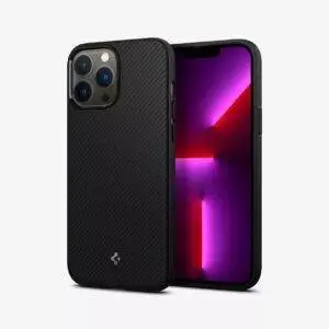 spigen-iphone13promax-magarmor-matteblack-1 Estuche para iPhone 13 Pro Max - Spigen Mag Armor Matte Black