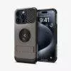 Estuche para iPhone 15 Pro Max - Spigen Slim Armor MagFit Gunmetal