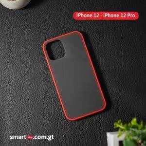 iphone12-12pro-case-matte-rojo Estuche iPhone 12 - iPhone 12 Pro - Matte Case