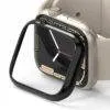 Estuche para Apple Watch Series 9 / 8 / 7 45mm - Ringke Bezel Styling Glossy Black (03)