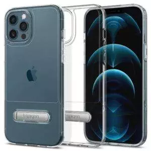 spigen-iphone12promax-slimarmors-crystalclear-1 Estuche para iPhone 12 Pro Max - Spigen Slim Armor S