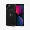 Estuche para iPhone 13 - Spigen Rugged Armor Matte Black