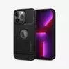 Estuche para iPhone 13 Pro - Spigen Rugged Armor Matte Black