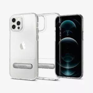 spigen-iphone12pro-slimarmors-crystalclear-1 Estuche para iPhone 12 / Pro - Spigen Slim Armor S