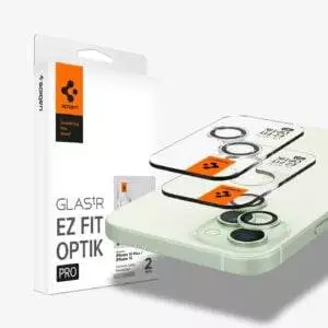 Protector de Cámara para iPhone 15 / 15 Plus - Spigen Optik Pro EZ Fit