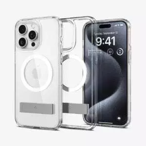 Estuche para iPhone 15 Pro - Spigen Ultra Hybrid S MagFit