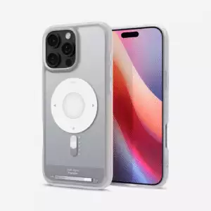 spigen-iphone16promax-ultrahybridclassicmagfit-classicsilver-1 Estuche para iPhone 16 Pro Max - Spigen Ultra Hybrid Magfit Classic