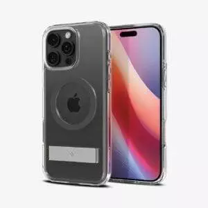 spigen-iphone16promax-ultrahybridsmagift-graphite-1 Estuche para iPhone 16 Pro Max - Spigen Ultra Hybrid S MagFit