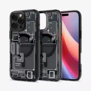 spigen-iphone16promax-zeroone-black-1 Estuche para iPhone 16 Pro Max - Spigen Zero One MagFit