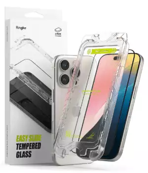 Protector de Pantalla para iPhone 16 Pro - Ringke Easy Slide Tempered Glass (Pack de 2)