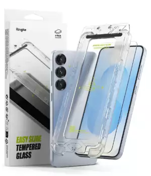 Protector de Pantalla para Galaxy S25 - Ringke Easy Slide Tempered Glass (Pack de 2)
