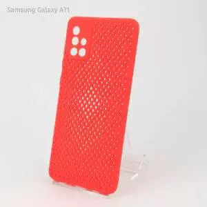 Estuche Galaxy A71 - Hole Case Rojo