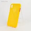 Estuche iPhone XS Max - Hole Case Amarillo